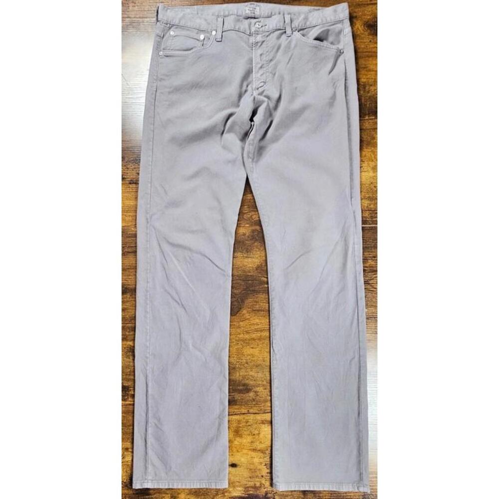 Citizens of Humanity Gage Classic Straight Jeans Womens Gray‎ Cotton Size 36X33